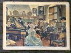Een zomermiddag met de Muiderkring, Antiek en Kunst, Antiek | Schoolplaten, Ophalen of Verzenden, Geschiedenis