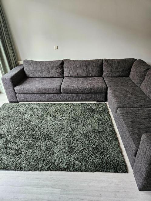 Comfortabele grote hoekbank, Huis en Inrichting, Banken | Bankstellen, Gebruikt, Hoekbank, Vierpersoons of meer, 300 cm of meer