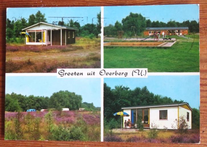 Overberg ( Utrecht ) Vierluik Vakantiecentrum de Bokkesprong, Verzamelen, Ansichtkaarten | Nederland, Utrecht, 1960 tot 1980, Ophalen of Verzenden