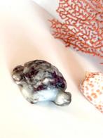 Roze toermalijn schildpad, Verzamelen, Mineralen en Fossielen, Ophalen of Verzenden