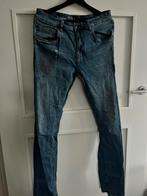 Oude heren broek • W34 L36, Ophalen of Verzenden, Gedragen, Blauw, W33 - W34 (confectie 48/50)