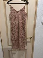 Super mooie kanten jurk van H& M in maat XS zalm kleur, Ophalen of Verzenden, Zo goed als nieuw, Knielengte, Roze