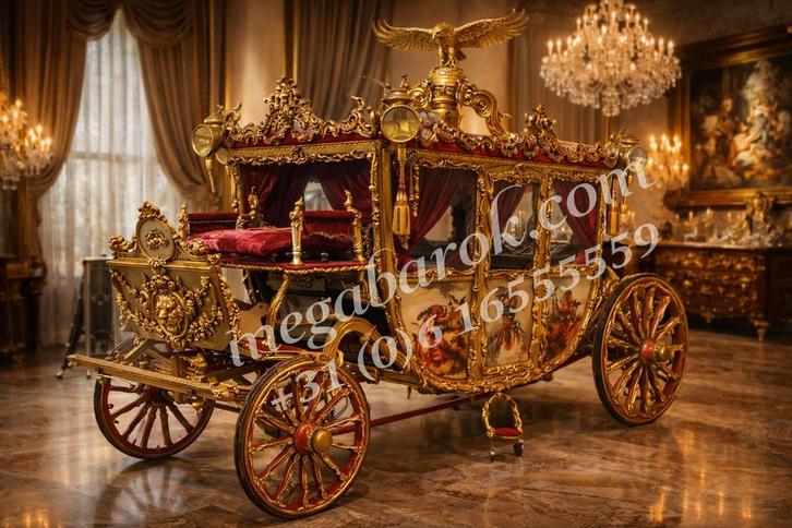 Gouden koets, Antiek en Kunst, Antiek | Overige Antiek, Ophalen of Verzenden