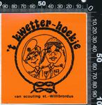 Sticker: Scouting Sint Willibrordus - Het Kwetter Hoekje, Ophalen of Verzenden, Zo goed als nieuw, Bedrijf of Vereniging