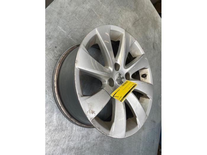 Velg van een Peugeot 308, Auto-onderdelen, Banden en Velgen, Velg(en), Personenwagen, Gebruikt, 3 maanden garantie, Ophalen of Verzenden
