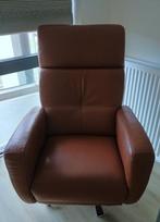 Leren draaistoel, Huis en Inrichting, Ophalen, Gebruikt, Zie foto's, 50 tot 75 cm