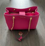 Michael Kors handtas donkerroze, Ophalen of Verzenden, Zo goed als nieuw, Roze, Handtas