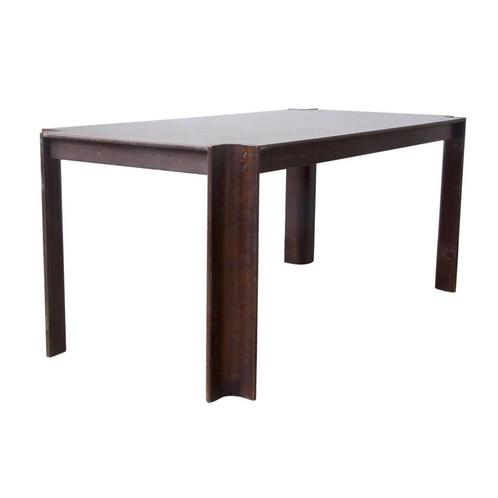 Bruine Rechthoekige Strip Eettafel, Gijs Bakker, Castelijn, Huis en Inrichting, Tafels | Eettafels, Gebruikt, 50 tot 100 cm, 150 tot 200 cm