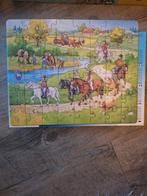 Haba Paarden/Pony Puzzels (3 stuks) - Zeer Goede Staat, 10 tot 50 stukjes, Ophalen of Verzenden, Zo goed als nieuw, Van hout