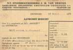 Groningen- Briefkaart- J.H. v Swieten- Stoombootred. -1935, Verzamelen, Groningen, Gelopen, 1920 tot 1940, Verzenden