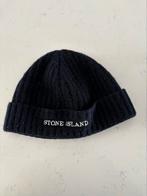 Originele Stone Island Donkerblauwe Wollen Muts, Kleding | Heren, Ophalen of Verzenden, Zo goed als nieuw, Stone Island, Muts