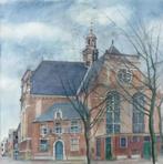 Jacques Jessurun(1918)Aquarel "Noorderkerk Amsterd " Ges Ged, Ophalen of Verzenden