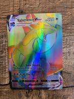Pokémon Salamence VMAX Rainbow Rare, Ophalen of Verzenden, Zo goed als nieuw, Losse kaart, Foil