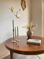 Vintage salon tafel TOPFORM massief hout palissander 100cm ø, Ophalen, Rond, Vintage / Dutch design, 50 tot 100 cm