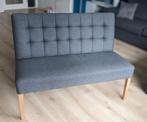 Woood Tijmen Eetkamerbank antraciet - 125 cm, Ophalen, Gebruikt, Tweepersoons, Modern