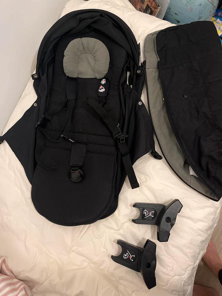 Yo-yo kinderwagen kit 0-6mnd + Maxi-Cosi adapter + dekbed, Kinderen en Baby's, Kinderwagens en Combinaties, Zo goed als nieuw