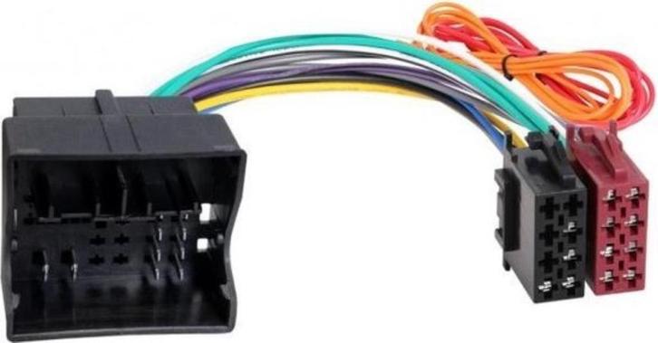 Stekker verloop Quadlock-iso BMW/Ford/VW/Opel/MB/Skoda/Smart, Auto diversen, Autoradio's, Nieuw, Ophalen of Verzenden