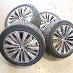 Te koop 4 BMW 730 velgen en zomer autobanden, 245 mm, Band(en), Personenwagen, Zomerbanden