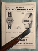 Advertentie 1972 Lasita quartz en chronomatic, Verzenden, 1960 tot 1980, Nederland, Knipsel(s)