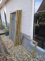 ZGAN Douglas schuttingdelen met palen en bodemplaten +-10mtr, Tuin en Terras, Schuttingen, Ophalen, 1 tot 2 meter, Minder dan 3 meter