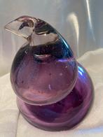 Glazen Vogelkopje op Paarse Bol - Mondgeblazen, Ophalen of Verzenden