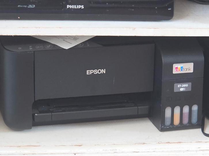 Epson EcoTank ET-2810 Sublimatie Printer, Computers en Software, Printers, Gebruikt, Printer, Kleur printen, Kopieren, Scannen