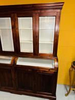 Prachtige grote klassieke buffetkast vitrinekast, Ophalen
