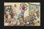 Ansichtkaart verklede poezen hangen in de lamp B8-26, Ophalen of Verzenden, 1920 tot 1940, Ongelopen, Overige thema's