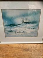 Winterlandschap Anne Fitzgerald, Antiek en Kunst, Kunst | Tekeningen en Foto's, Ophalen