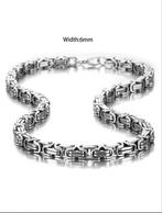 Koningsketting RVS 6mm 60 CM koningsschakel, Sieraden, Tassen en Uiterlijk, Kettingen, Ophalen of Verzenden, Nieuw, Zilver, Overige materialen