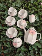 Retsch&Co Bavaria Wunsiedel koffieset,vintage roos decor., Antiek en Kunst, Antiek | Servies los, Ophalen of Verzenden