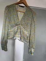 Zara Blouse - Bloemenprint - Maat S, Ophalen, Zo goed als nieuw, Maat 36 (S), Blauw