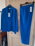 Blauwe blazer met pantalon - Maat 38/40, Maat 38/40 (M), Kostuum of Pak, Blauw, Nieuw