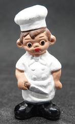 Santon Le petit chef kok terracotta miniatuur 5,2 x 2,2 cm, Ophalen of Verzenden
