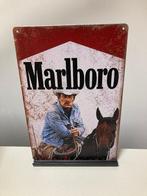 Marlboro metalen reclamebord (old look), Verzamelen, Merken en Reclamevoorwerpen, Www.pand50.nl, Reclamebord, Nieuw, Ophalen of Verzenden