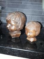 2 kinderkopjes gemerkt, Verzamelen, Beelden en Beeldjes, Ophalen of Verzenden, Zo goed als nieuw, Mens