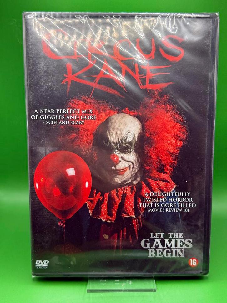 002. NIEUW dvd Circus Kane DVD - Horrorfilm, Cd's en Dvd's, Dvd's | Horror, Nieuw in verpakking, Gore, Vanaf 16 jaar, Verzenden