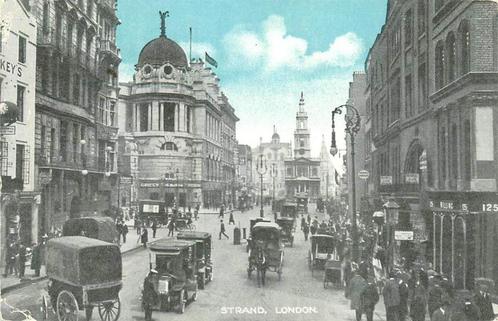 (381-234-015) London Strand, Verzamelen, Ansichtkaarten | Buitenland, Engeland, Verzenden