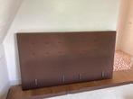 Boxspring hoofdbord - Bruin stof, Huis en Inrichting, Ophalen, Gebruikt, Bruin, Tweepersoons