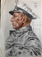 WO2 DUITS afbeelding Kapitänleutnant Schuhart 1940 KM, Verzenden, Marine, Duitsland, Foto of Poster