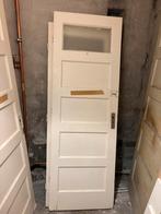 Paneeldeuren jaren ‘30 / 4 of 5 vlaks, Doe-het-zelf en Verbouw, Deuren en Horren, Ophalen, Gebruikt, Minder dan 80 cm, Binnendeur