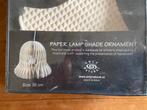 Paper lamp shade ornament, Huis en Inrichting, Lampen | Hanglampen, Ophalen of Verzenden, Zo goed als nieuw, Overige materialen
