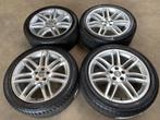 19 inch originele RS velgen + zomerbanden Audi A6 A7, Auto-onderdelen, Banden en Velgen, 19 inch, Gebruikt, 255 mm, Banden en Velgen