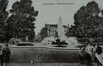 Oude Briefkaart: Het Frederiksplein en fontein in Amsterda, Verzamelen, Ophalen of Verzenden, Voor 1920, Gelopen, Noord-Holland