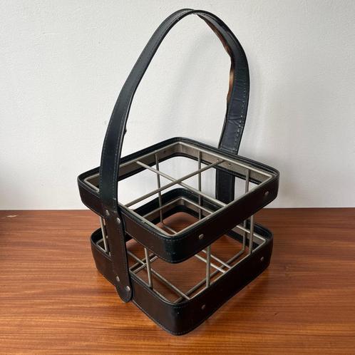 Vintage jaren 50 60 Adnet stijl flessenrek Tomado Pilastro, Huis en Inrichting, Woonaccessoires | Wijnrekken, Gebruikt, Minder dan 50 cm