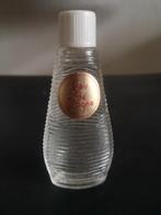 Oud eau de Cologne flesje, geribbeld, B6303-1, 8cm hoog, Gebruikt, Ophalen of Verzenden