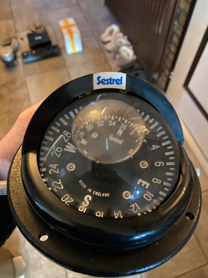 Sestrel kompas, Watersport en Boten, Navigatiemiddelen en Scheepselektronica, Zo goed als nieuw, Gps of Kompas, Ophalen of Verzenden