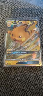 Raichu GX - SM213 Promo, Hobby en Vrije tijd, Verzamelkaartspellen | Pokémon, Ophalen of Verzenden, Zo goed als nieuw, Losse kaart