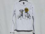 Leuk wit shirt met hondjes. Mt 140 Merk Zara Kids, Meisje, ., Ophalen of Verzenden, Zo goed als nieuw