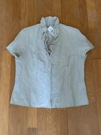 cropped dames blouse met korte mouw, NIEUW, Ophalen, Beige, Maat 42/44 (L), Nieuw